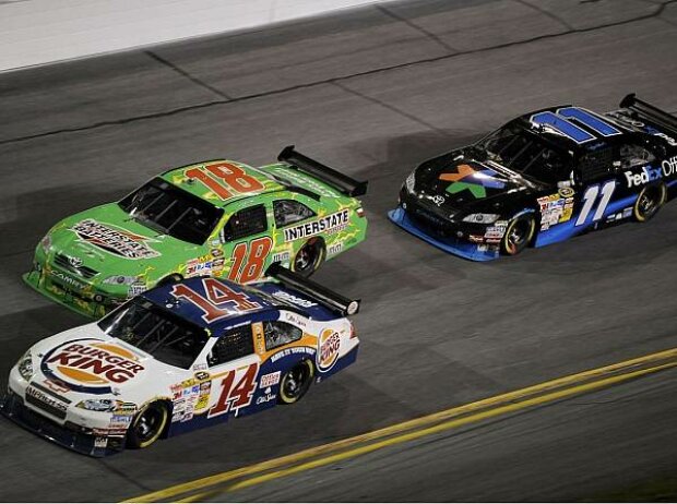 Kyle Busch, Denny Hamlin, Tony Stewart Kyle Busch, Denny Hamlin, Tony Stewart