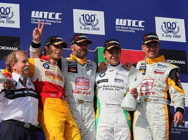 Augusto Farfus, Rickard Rydell, Yvan Muller, Stefano D'Aste