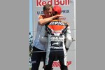 Mike Leitner und Daniel Pedrosa (Honda)