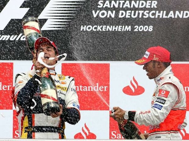 Nelson Piquet und Lewis Hamilton Nelson Piquet und Lewis Hamilton