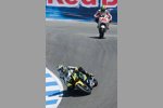 James Toseland (Tech 3) vor Alex de Angelis (Gresini) 