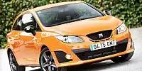 Bild zum Inhalt: Presse-Präsentation Seat Ibiza FR / Ibiza Cupra: Kleinwagen-Sportler mit viel Power