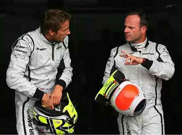 Rubens Barrichello, Jenson Button Titel-Bild zur News: Rubens Barrichello, Jenson Button