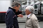 Mario Theissen (BMW Motorsport Direktor) (BMW Sauber F1 Team) und Bernie Ecclestone (Formel-1-Chef) 