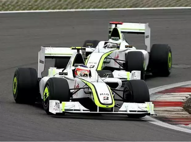 Rubens Barrichello, Jenson Button Titel-Bild zur News: Rubens Barrichello, Jenson Button