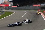 Nico Rosberg (Williams), Robert Kubica (BMW Sauber F1 Team) und Giancarlo Fisichella (Force India) 