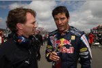 Mark Webber Christian Horner (Teamchef) (Red Bull) 