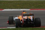 Fernando Alonso (Renault): Dreher in der Aufwärmrunde