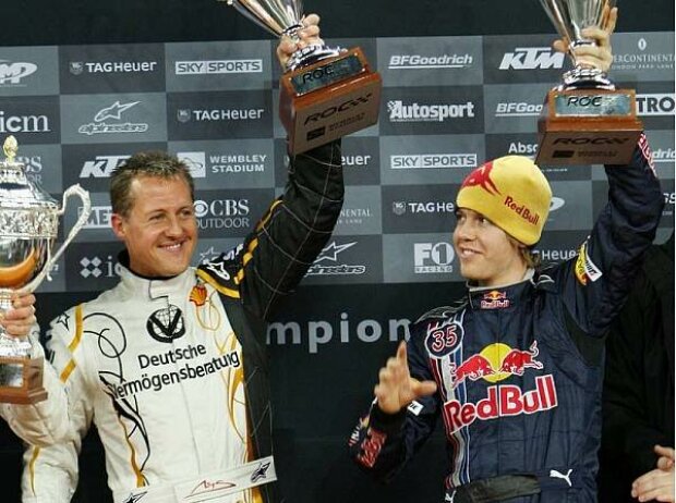 Michael Schumacher und Sebastian Vettel Michael Schumacher und Sebastian Vettel