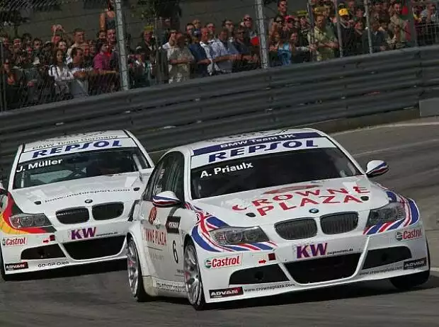 Andy Priaulx, Jörg Müller Titel-Bild zur News: Andy Priaulx, Jörg Müller