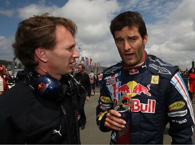 Christian Horner und Mark Webber Christian Horner und Mark Webber