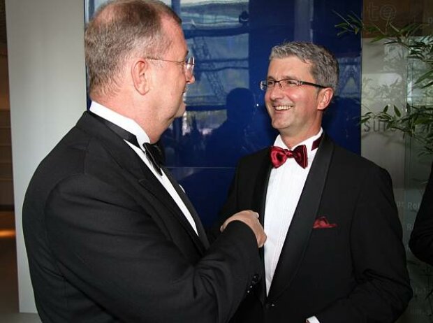 Porsche-Chef Wendelin Wiedeking und Audi-Vorstandsvorsitzender Rupert Stadler Porsche-Chef Wendelin Wiedeking und Audi-Vorstandsvorsitzender Rupert Stadler