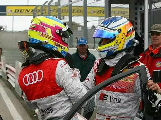 Oliver Jarvis, Mike Rockenfeller Titel-Bild zur News: Oliver Jarvis, Mike Rockenfeller