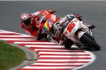 Alex de Angelis (Gresini), Niccolò Canepa (Pramac) 