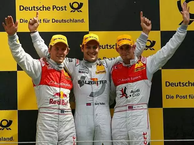 Oliver Jarvis, Mattias Ekström, Gary Paffett Titel-Bild zur News: Oliver Jarvis, Mattias Ekström, Gary Paffett
