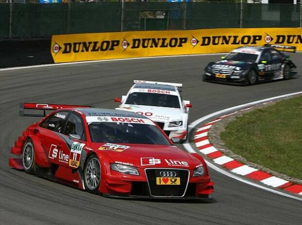 Ralf Schumacher, Tom Kristensen, Mike Rockenfeller Ralf Schumacher, Tom Kristensen, Mike Rockenfeller