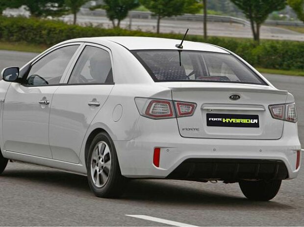 Kia Forte LPI Hybrid Heckansicht Kia Forte LPI Hybrid Heckansicht