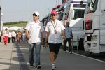Timo Glock und Jarno Trulli (Toyota) 