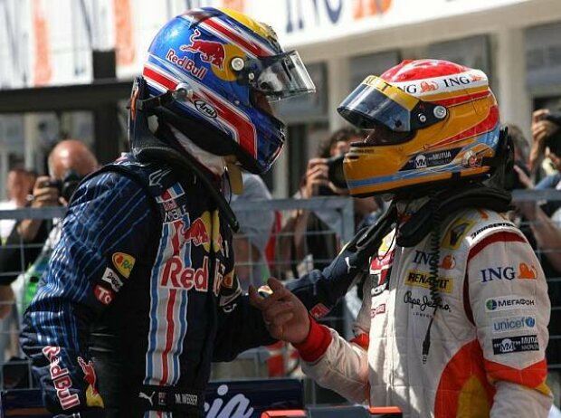 Fernando Alonso, Mark Webber