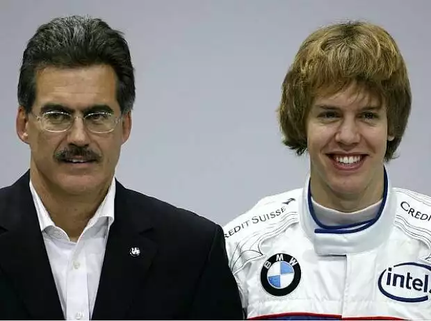 Mario Theissen und Sebastian Vettel Titel-Bild zur News: Mario Theissen und Sebastian Vettel
