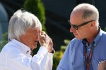 Bernie Ecclestone (Formel-1-Chef) und Gary Hartstein (Formel-1-Arzt) 