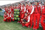 Gruß an Felipe Massa (Ferrari) 