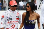 Lewis Hamilton (McLaren-Mercedes) mit Freundin Nicole Scherzinger