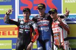 Max Biaggi, Ben Spies und Michel Fabrizio