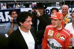 Michael Schumacher mit Filmstar Sylvester Stallone