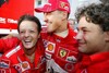 Button bei PR-Termin für Bridgestone