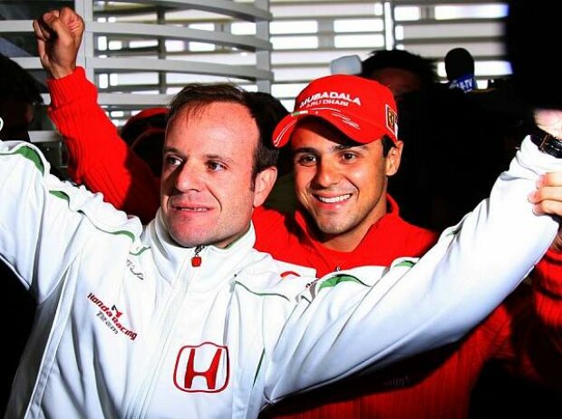 Titel-Bild zur News: Rubens Barrichello und Felipe Massa