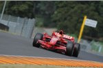 Michael Schumacher testet den Ferrari F2007