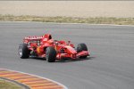 Michael Schumacher testet den Ferrari F2007