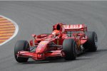 Michael Schumacher testet den Ferrari F2007