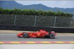 Michael Schumacher testet den Ferrari F2007