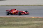 Michael Schumacher testet den Ferrari F2007