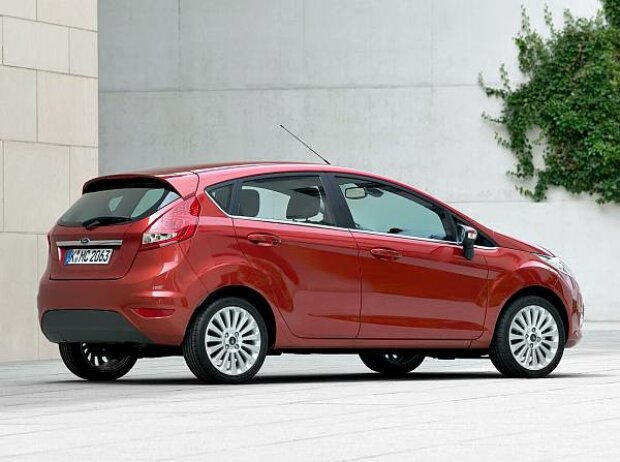 Ford Fiesta Heckansicht Ford Fiesta Heckansicht