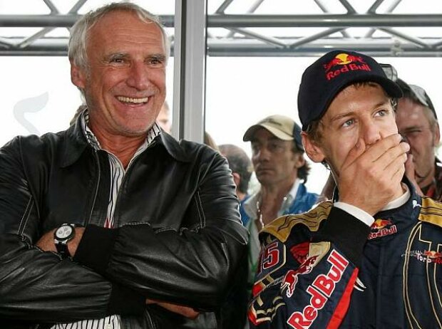 Titel-Bild zur News: Sebastian Vettel, Dietrich Mateschitz (Red Bull-Boss)