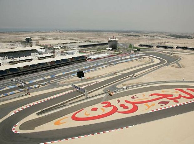 Blick auf den Bahrain International Circuit