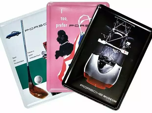 Porsche Blechkarten Titel-Bild zur News: Porsche Blechkarten