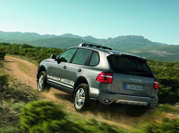 Porsche Cayenne S Transsyberia Heckansicht Porsche Cayenne S Transsyberia Heckansicht