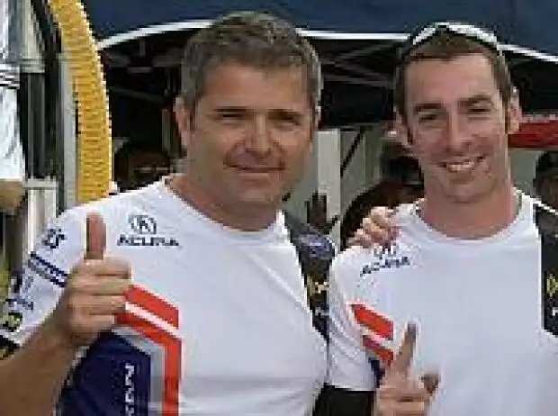 Titel-Bild zur News: Simon Pagenaud, Gil de Ferran (Sportlicher Direktor)