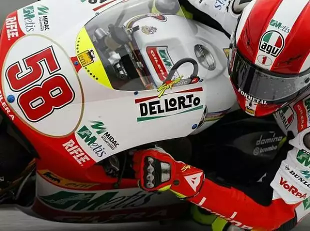 Marco Simoncelli Titel-Bild zur News: Marco Simoncelli