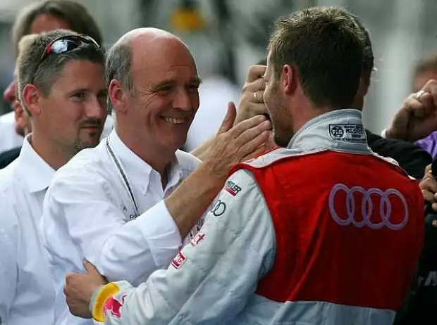 Wolfgang Ullrich (Audi Sportchef), Martin Tomczyk Titel-Bild zur News: Wolfgang Ullrich (Audi Sportchef), Martin Tomczyk