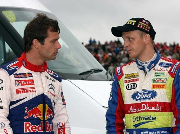 Titel-Bild zur News: Sébastien Loeb, Mikko Hirvonen