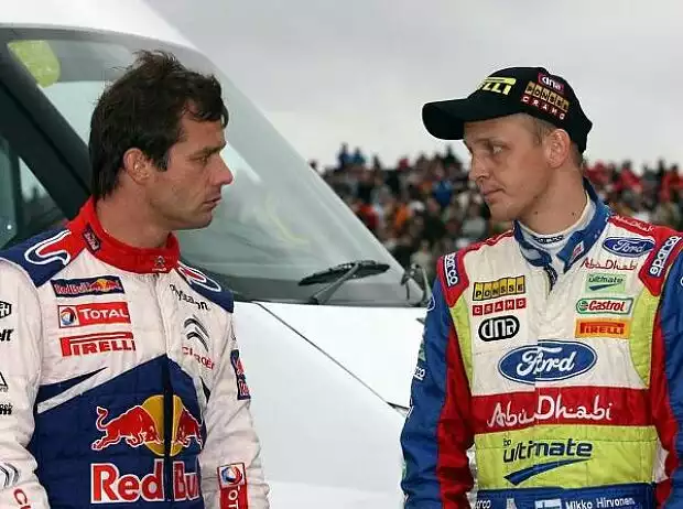 Sébastien Loeb, Mikko Hirvonen Titel-Bild zur News: Sébastien Loeb, Mikko Hirvonen