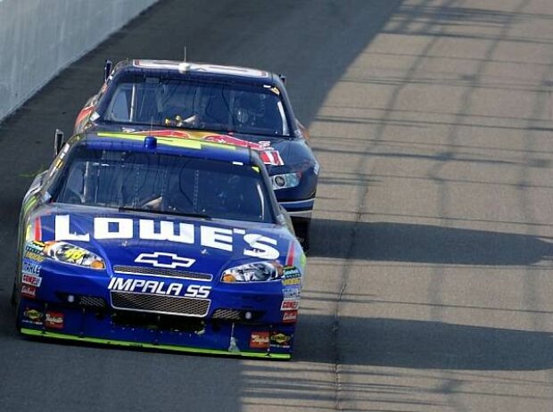 Brian Vickers, Jimmie Johnson Brian Vickers, Jimmie Johnson