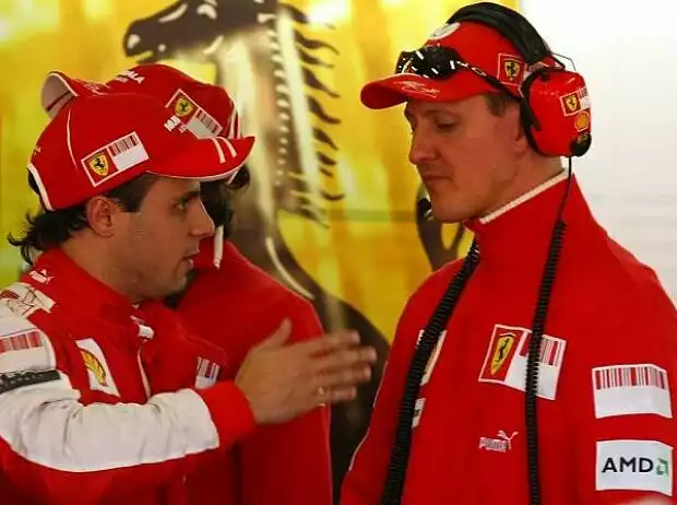 Felipe Massa und Michael Schumacher Titel-Bild zur News: Felipe Massa und Michael Schumacher