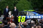 US-Präsident Barack Obama und Jimmie Johnson