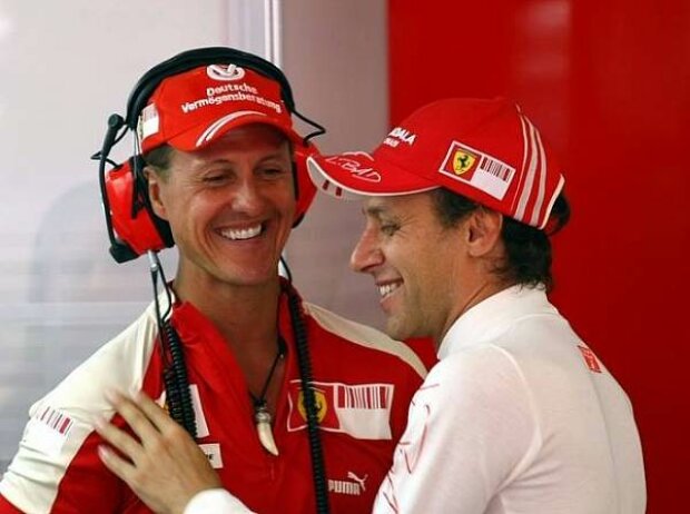 Michael Schumacher und Luca Badoer